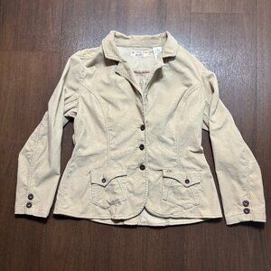 Levi Strauss Signature Women's Corduroy Jacket Three Button XL